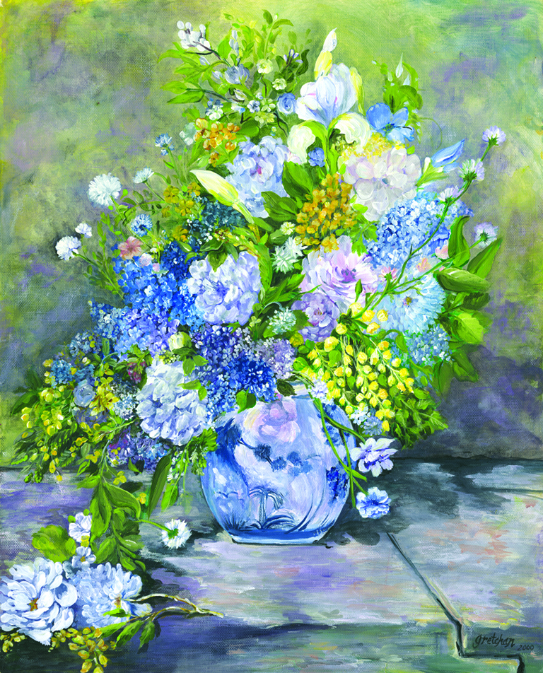 Renoir's Flowers by Gretchan Pyne