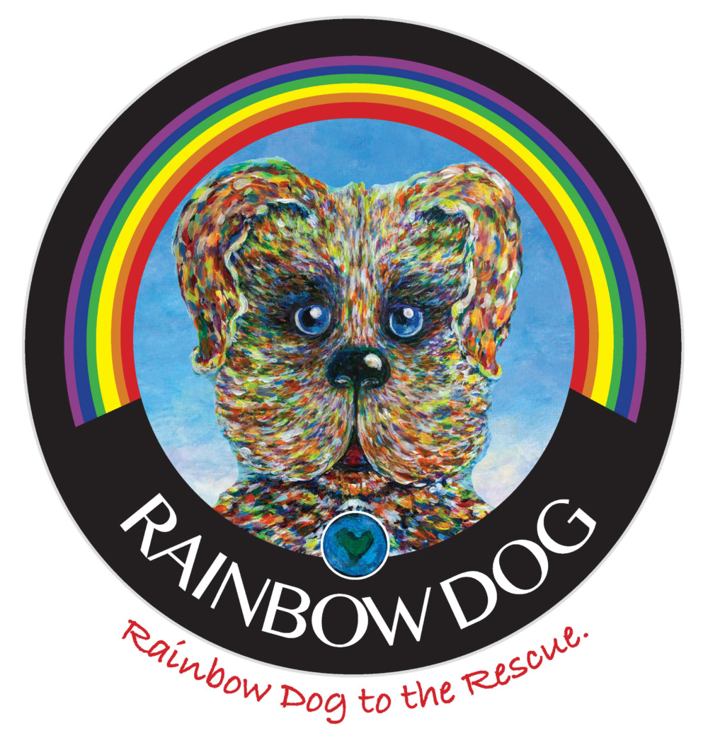 RAINBOW DOG TO THE RESCUE